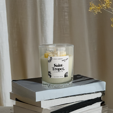 Saint-Tropez geurkaars in interieur
