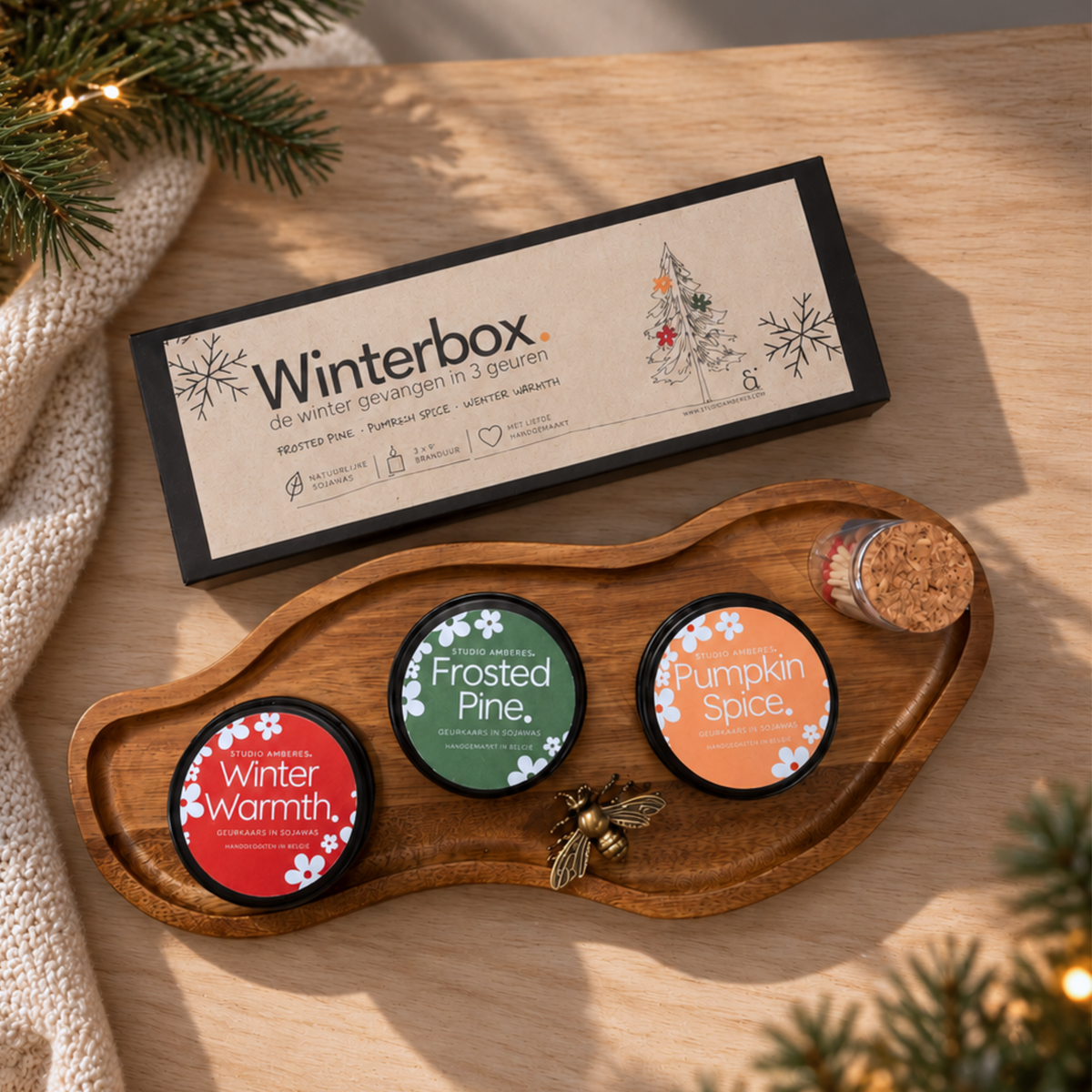 Winterbox - de winter gevangen in 3 geuren