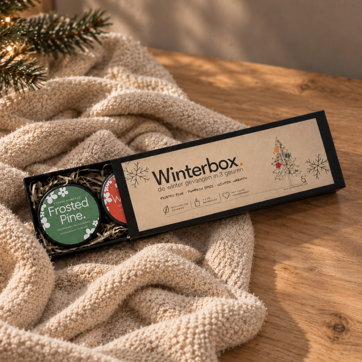 Winterbox - de winter gevangen in 3 geuren