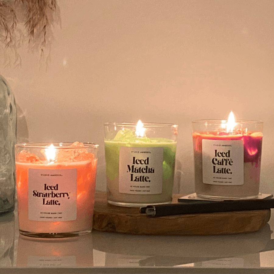 Iced Strawberry Latte