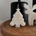 Close-up van Christmas Decoration Set met de kerstboom