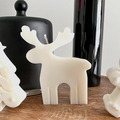 Close-up van Christmas Decoration Set met de eland